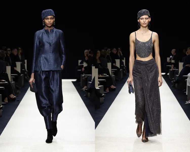 GIORGIO ARMANI 2025秋冬大秀。品牌提供