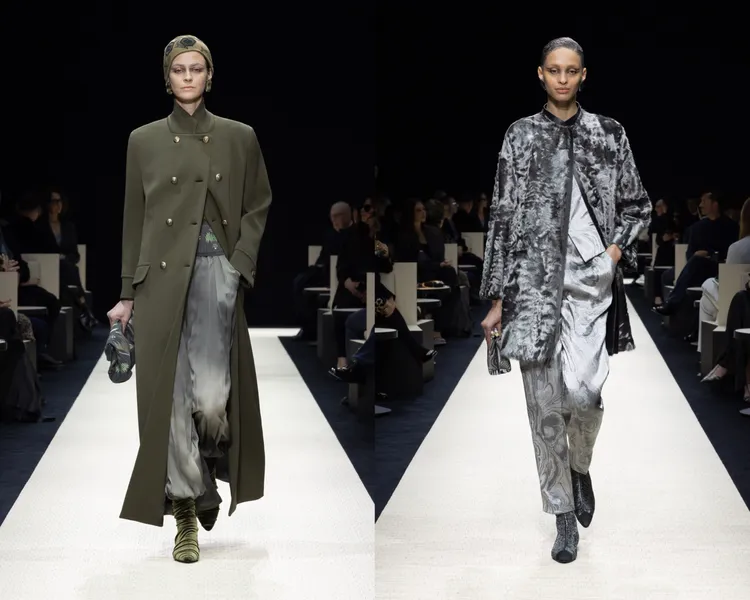 GIORGIO ARMANI 2025秋冬大秀。品牌提供