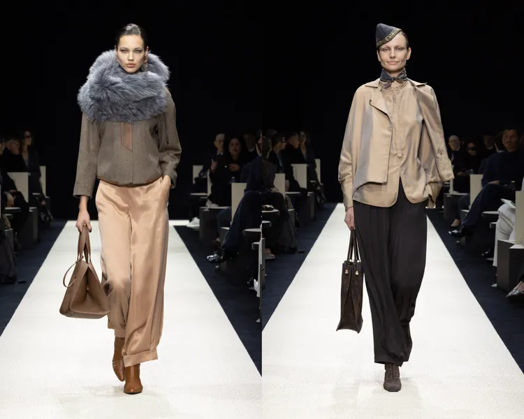 GIORGIO ARMANI 2025秋冬大秀。品牌提供
