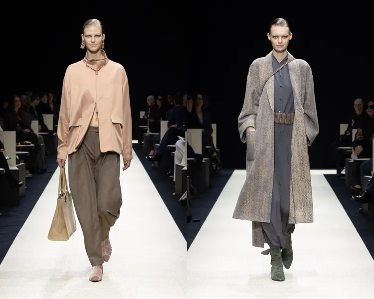 GIORGIO ARMANI 2025秋冬大秀。品牌提供