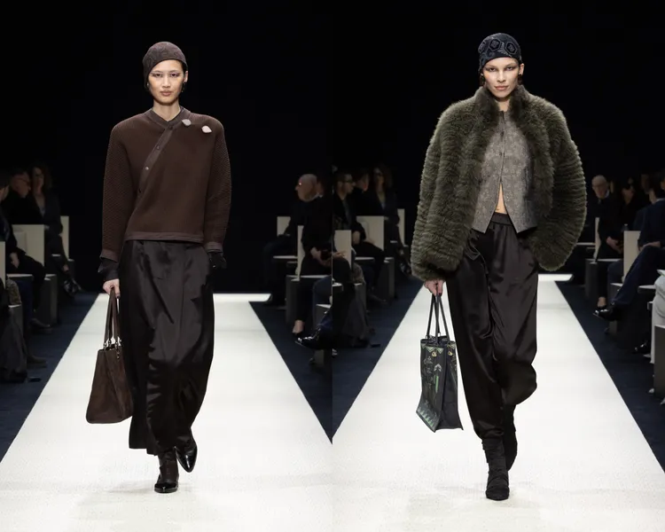 GIORGIO ARMANI 2025秋冬大秀。品牌提供