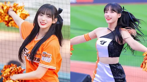 河智媛堪稱「啦啦隊頂流」!加盟樂天女孩組日韓四本柱