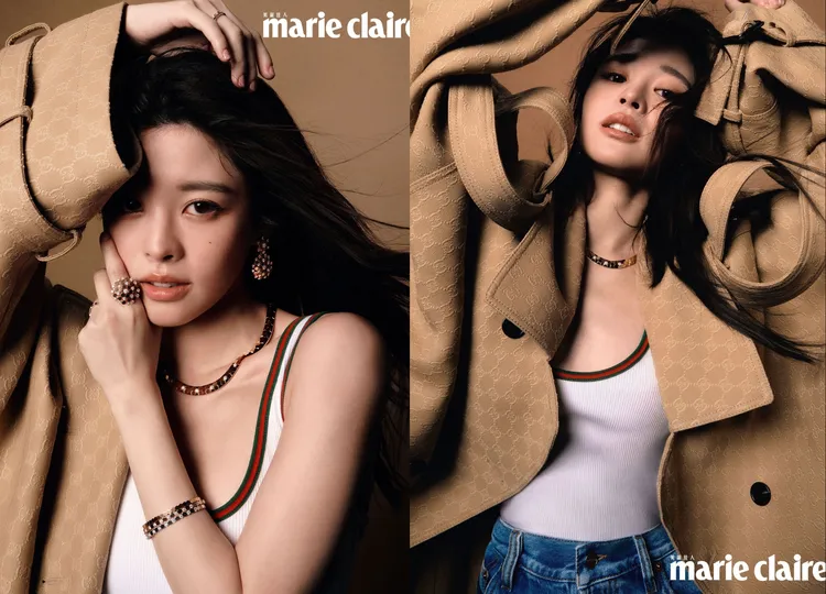 詹子萱拍攝《Marie Claire 美麗佳人》封面。《Marie Claire 美麗佳人》國際中文版提供