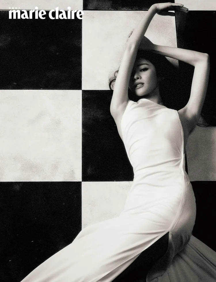 詹子萱拍攝《Marie Claire 美麗佳人》封面。《Marie Claire 美麗佳人》國際中文版提供