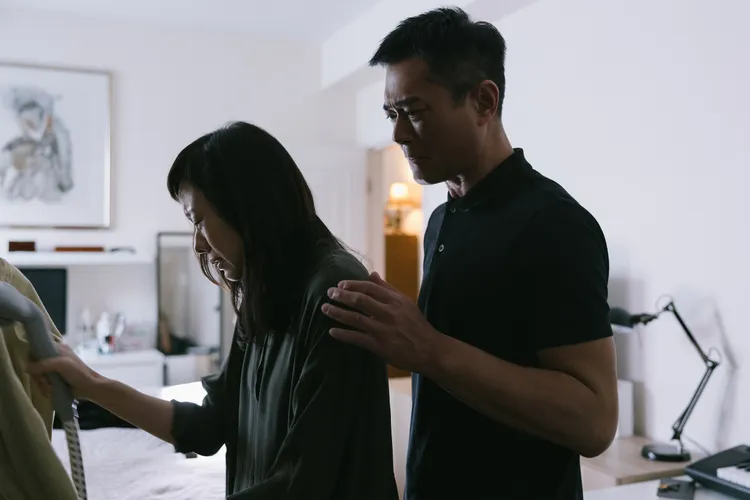 林嘉欣和古天樂。華映提供