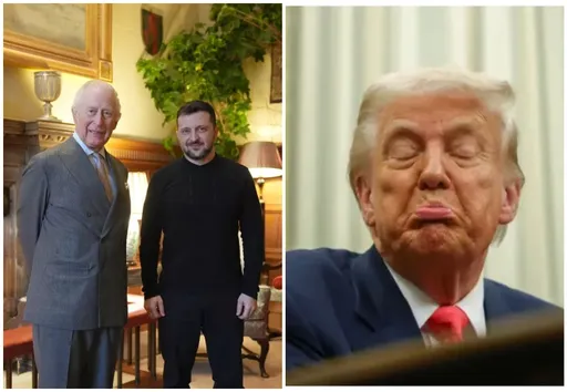 不跟你好了？英国查尔斯三世送暖泽连斯基　川普吃味「没那么想访英」