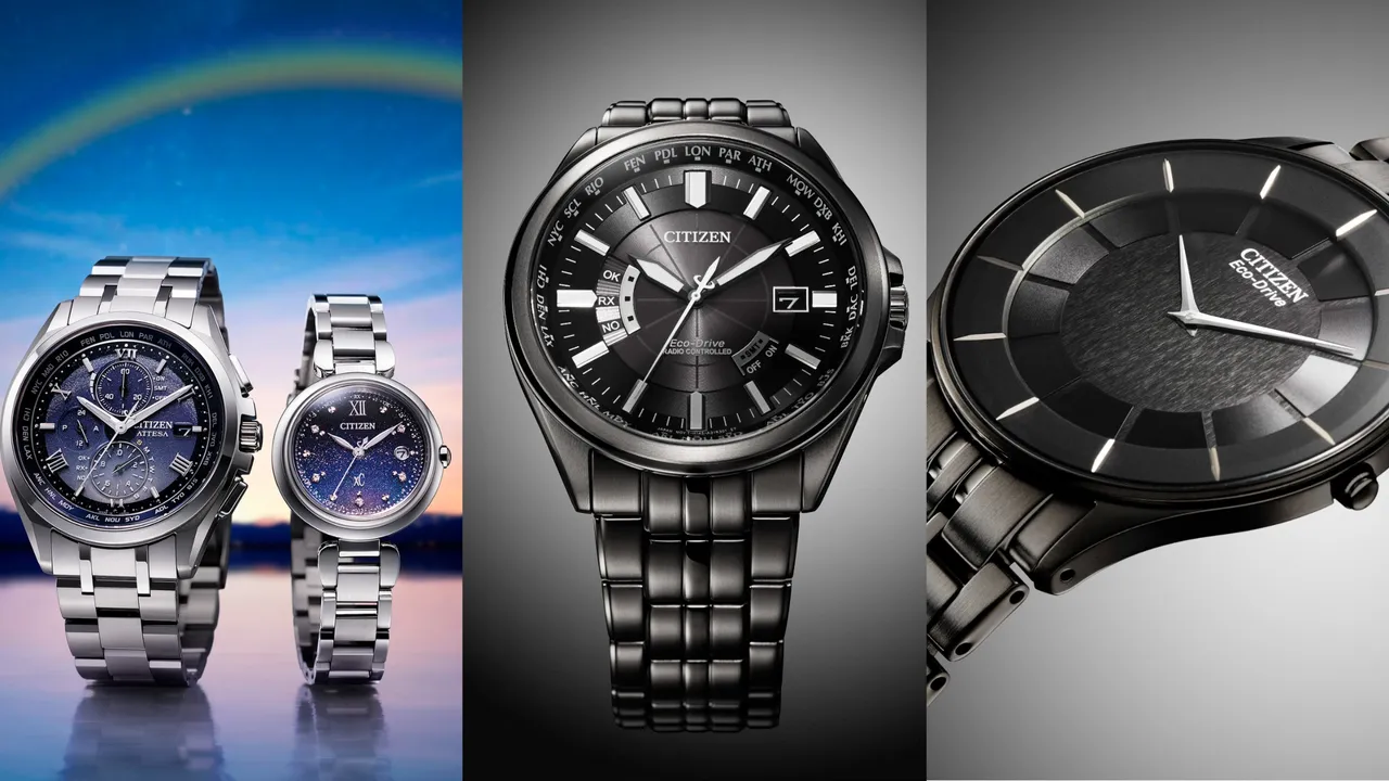 CITIZEN推出多款對表新作。品牌提供