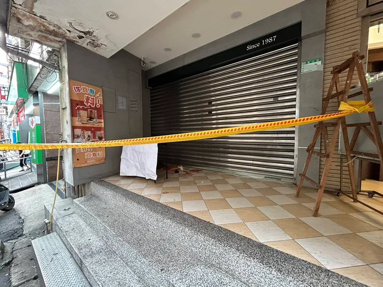 情殺現場。桃園警分局提供