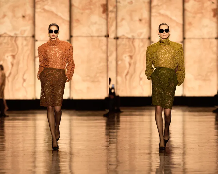 Saint Laurent 2025秋冬大秀。品牌提供