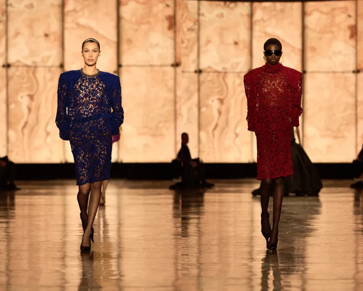 Saint Laurent 2025秋冬大秀。品牌提供