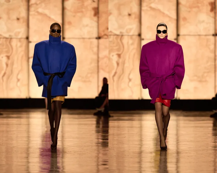 Saint Laurent 2025秋冬大秀。品牌提供