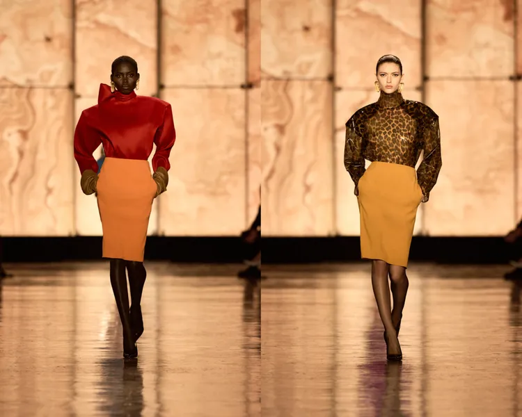 Saint Laurent 2025秋冬大秀。品牌提供