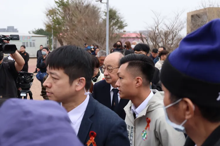 民進黨立院黨團總召柯建銘，10日現身柯文哲爸爸告別式。李俊毅攝