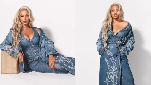 Levi’s x 碧昂丝二度联手 天后「裸穿」风衣辣晒浑圆北半球