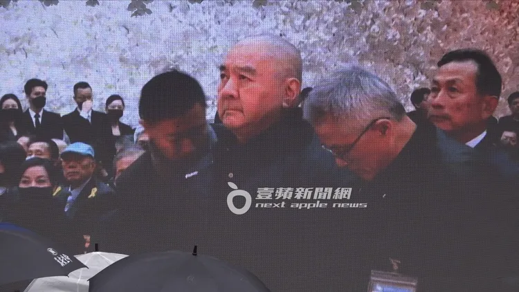 潤泰企業集團總裁尹衍樑也到場弔唁。特勤中心攝