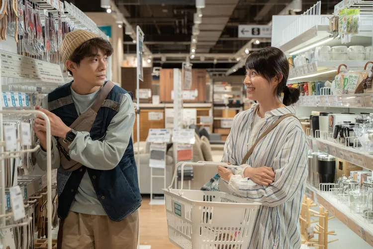 田中千繪（右）非常期待與林哲熹的對手戲。甲普國際媒體提供