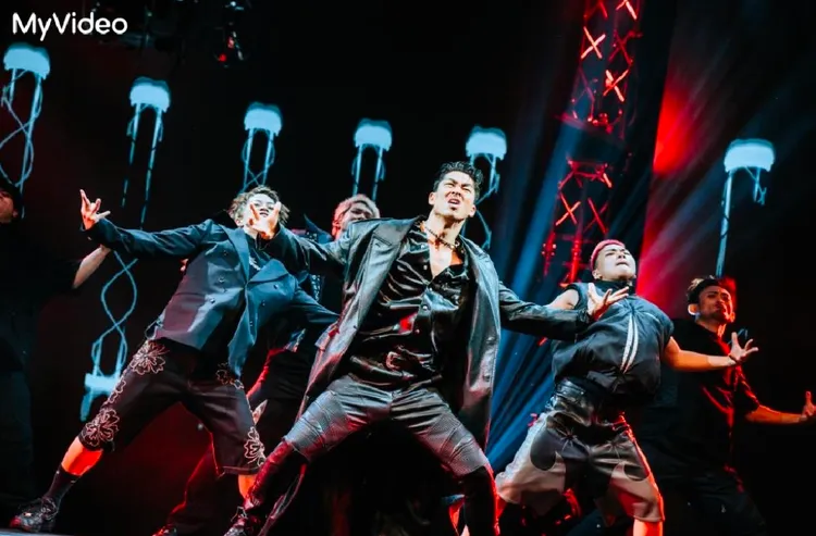 AKIRA舞蹈實力帥翻全場。台灣大哥大MyVideo提供