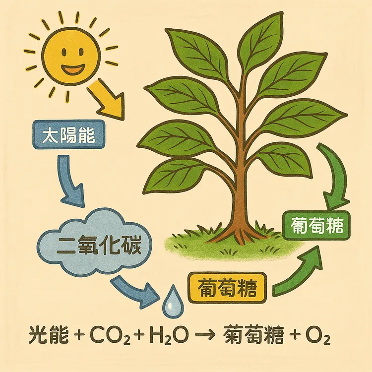 把複雜的科學理論用插圖顯示，不過建議再次確認其正確性。AI製