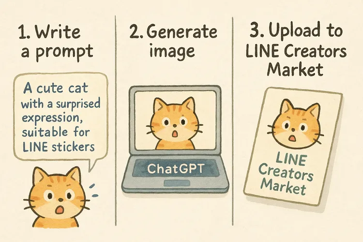 衍伸用法還能製作步驟教學圖。AI製