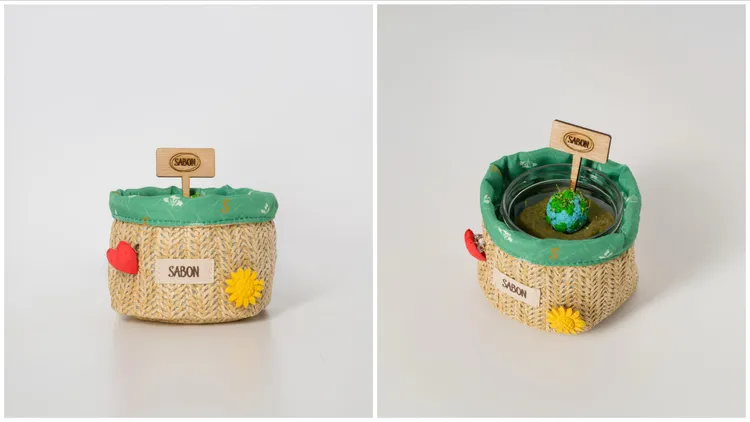 4月14日至4月30日於SABON櫃上推出的愛地球環保小植栽活動。品牌提供