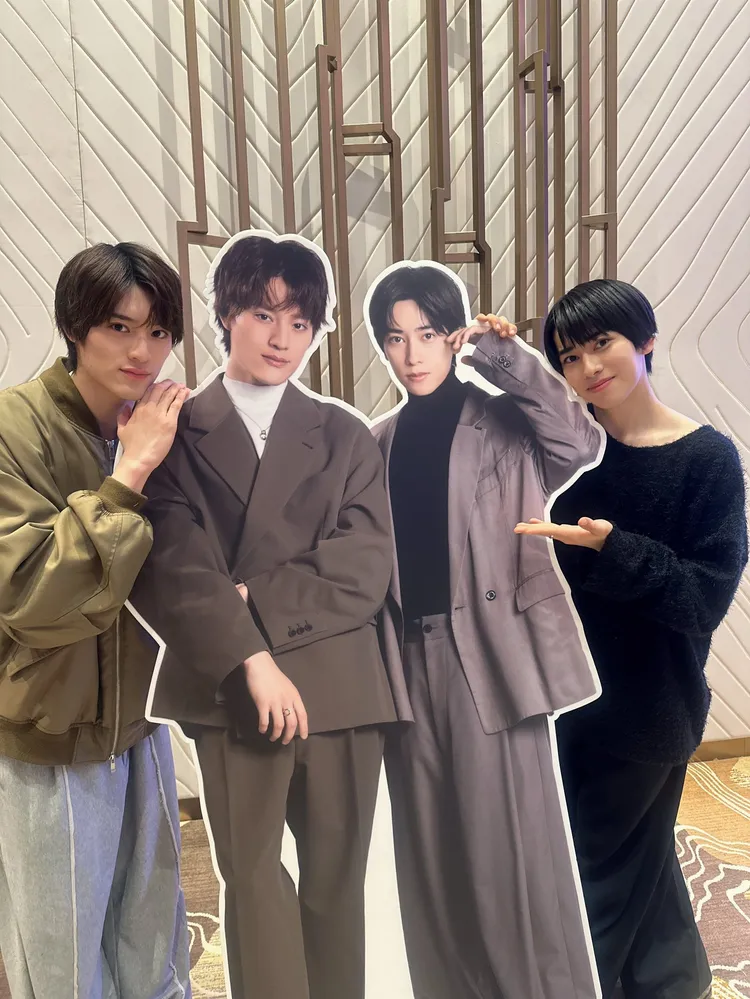 上村謙信（左）和本島純政上周在香港舉行粉絲見面會。翻攝本島純政X