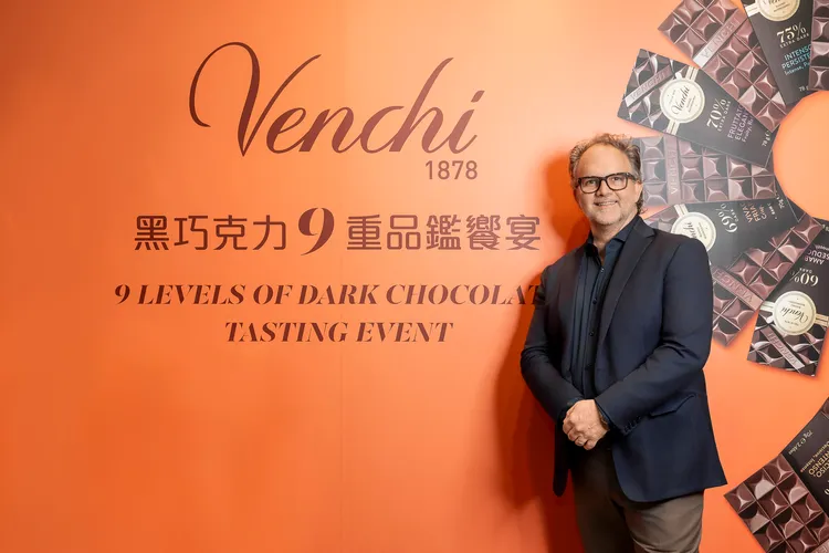 Venchi創辦人現身「9重黑巧克力與輕享系列品鑑饗宴」。品牌提供