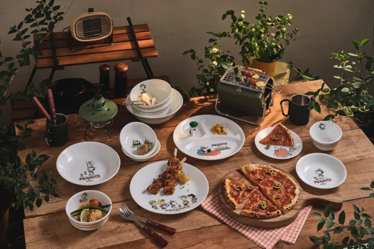 康寧餐具_Snoopy餐盤。業者提供