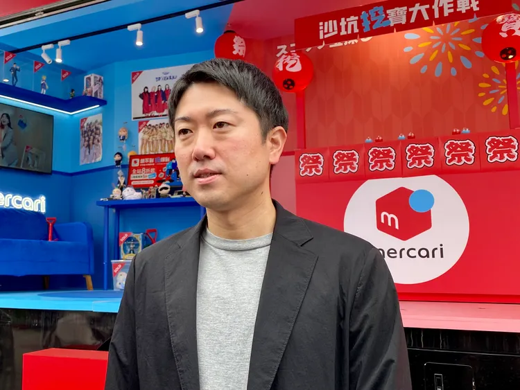 Mercari日本商業總監、台灣事業負責人石川佑一。莊偉祺攝
