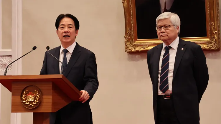 賴清德說，看到來自台灣的台積電扮演關鍵的角色，令人感動。記者葉家瑋攝