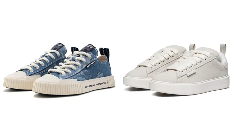 AAPENOW GALAXY（左）、AAPENOW NOVA（右）鞋款也是人氣商品。品牌提供