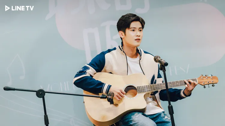 張家陞在劇中飾演有音樂夢的殯葬業二代。LINE TV提供