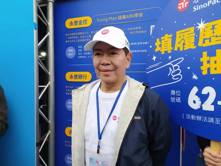 永豐金2025年度校園招募起跑，永豐銀行董事長曹為實受訪。許麗珍攝