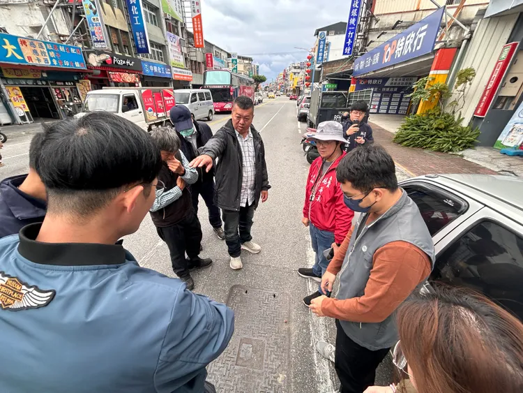 縣議員楊華美邀集各單位會勘盼提出改善。縣議員楊華美提供