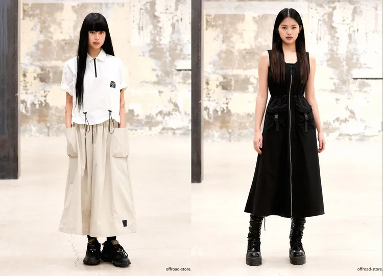 ofFroad春夏女裝系列。品牌提供