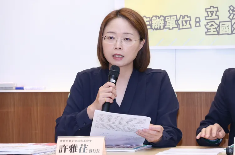 靖娟基金會許雅荏執行長說明，近年來六都的幼兒園不當對待案件的通報量與裁罰數量近年持續上升。記者莊宗達攝
