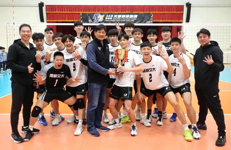 陽明交大連續第四年以第五名作收。大專體總提供