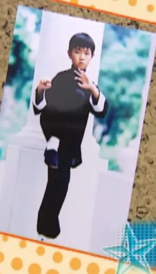 方大同以前學過功夫。翻攝《娛樂百分百》YT