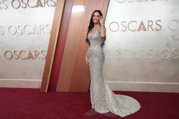 黛咪摩爾空手而回。美聯社