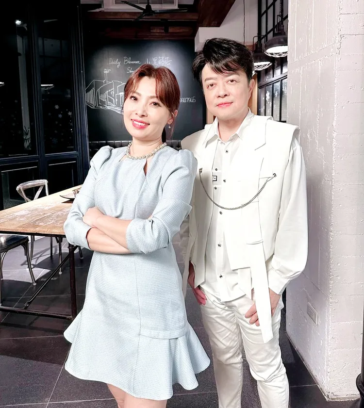 翁立友（右）與唐儷相識20年卻是首度在專輯中合唱。圖／豪記唱片提供