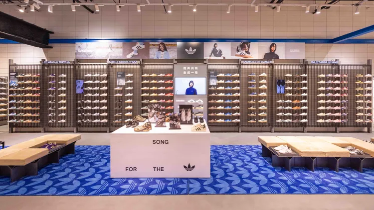 adidas Originals打造全台最大鞋牆。品牌提供