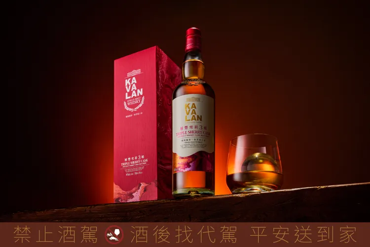 噶瑪蘭層豐雪莉三桶單一麥芽威士忌。業者提供