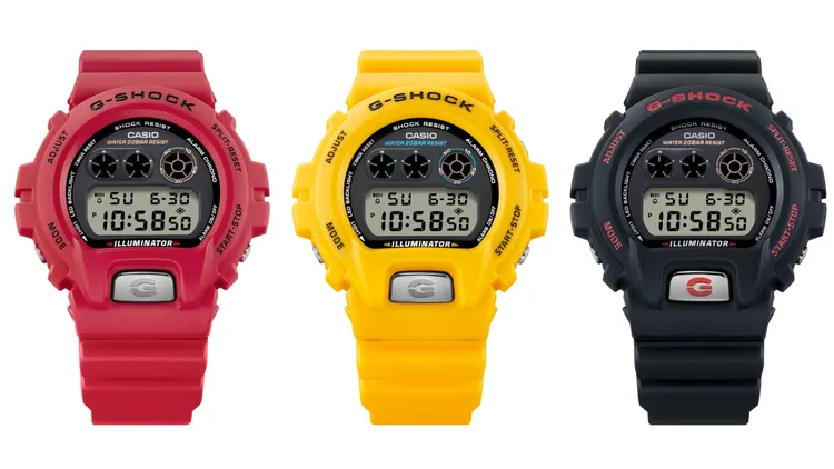 G-SHOCK復刻版DW-6900TR，各3600元。品牌提供