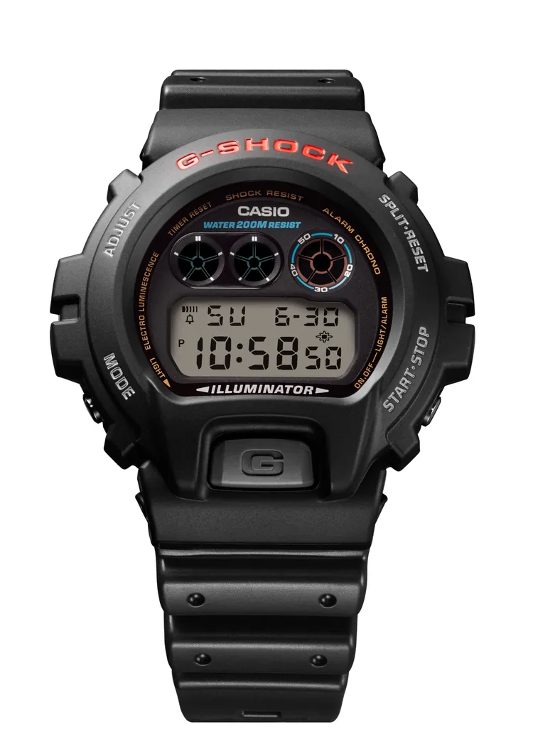 G-SHOCK於1995年首度問世的DW-6900-1V。品牌提供