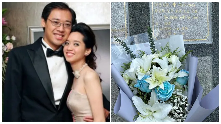 陳以真與亡夫楊偉中。翻攝陳以真臉書