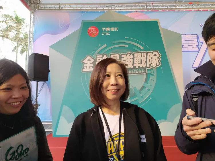 中信金控2025年招募人數上看7,500人，前進台大校園希望延攬跨界跨域人才，總經理高麗雪受訪。許麗珍攝