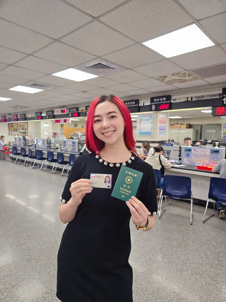 cait lin 七年前決定定居台灣，並取得身分證。Cait Lin凱琳提供