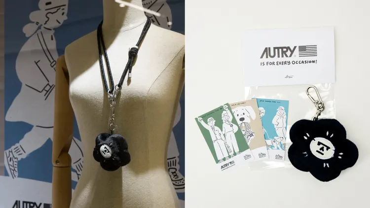 也與藝術家Abei打造限量版小花吊飾。品牌提供