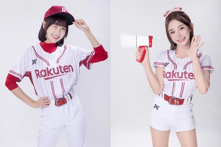 籃籃、巫苡萱宣告在樂天桃猿全新身分。樂天桃猿提供