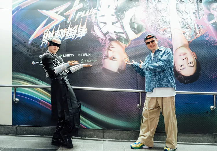 徐百川（左）和張瑞哲。《S+PLUS巔峰舞者》提供