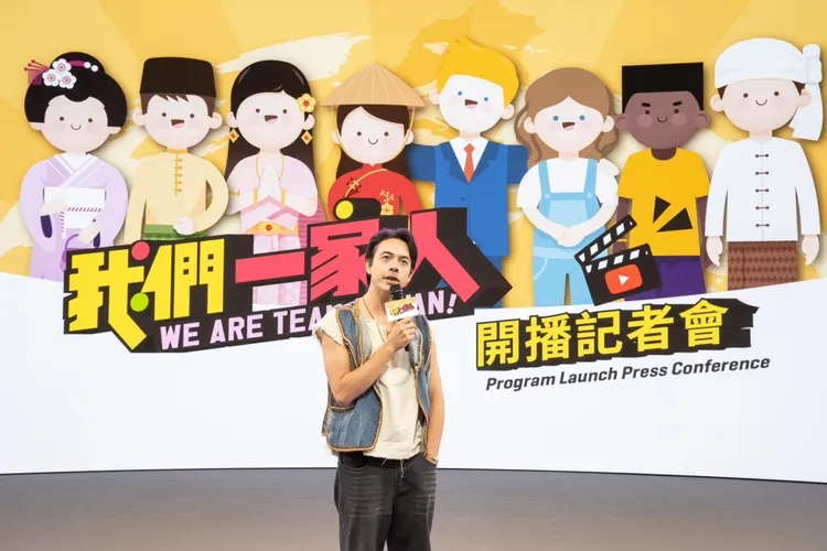 來賓之一英國新二代洪比利。民視提供